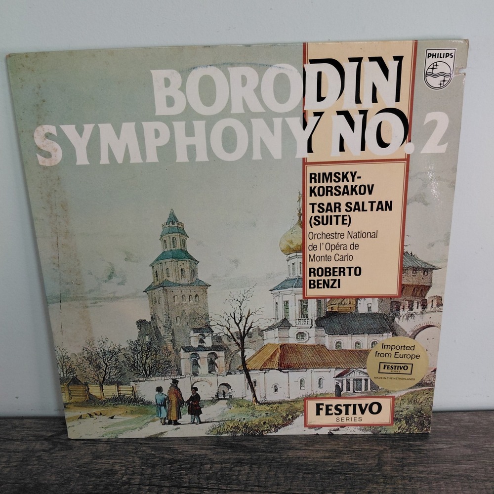 Borodin Symphony No 2 Rimsky-Korsakov Tsar Saltan Philips Festivo Vinyl LP